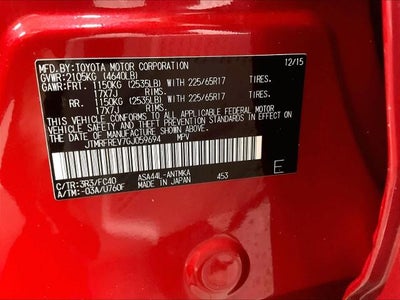 2016 Toyota RAV4 AWD 4dr XLE (Natl)