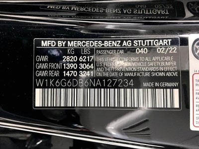 2022 Mercedes-Benz S-Class S 500 4MATIC® Sedan