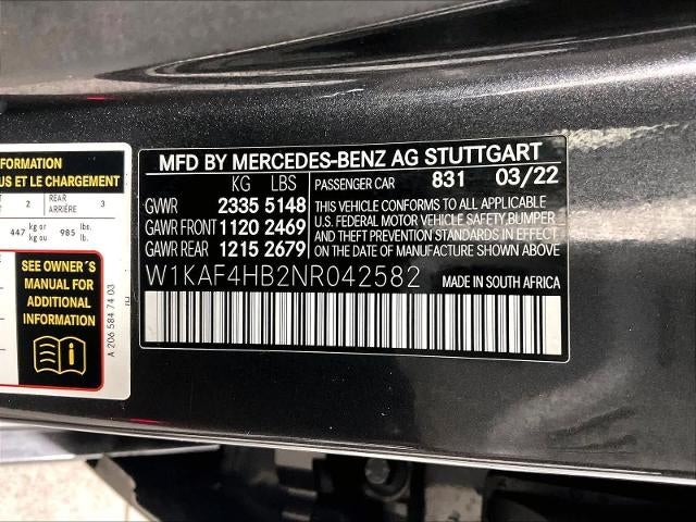 2022 Mercedes-Benz C-Class C 300 4MATIC® Sedan