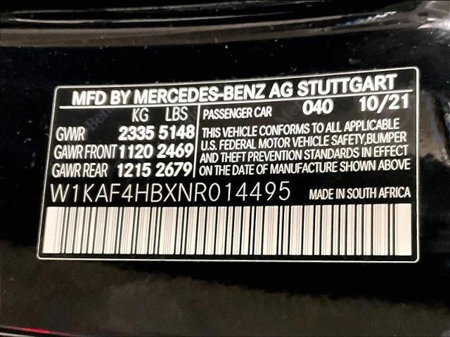 2022 Mercedes-Benz C-Class C 300 4MATIC® Sedan