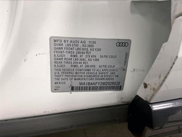 2021 Audi SQ5 Premium Plus 3.0 TFSI quattro