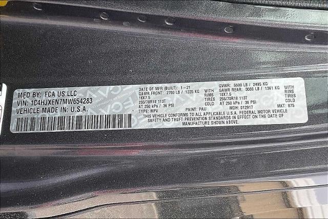 2021 Jeep Wrangler Unlimited Sahara 4x4