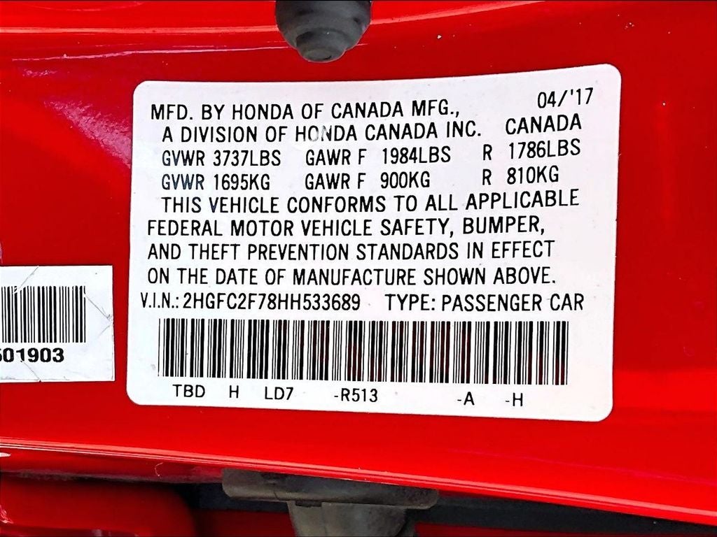 2017 Honda Civic EX