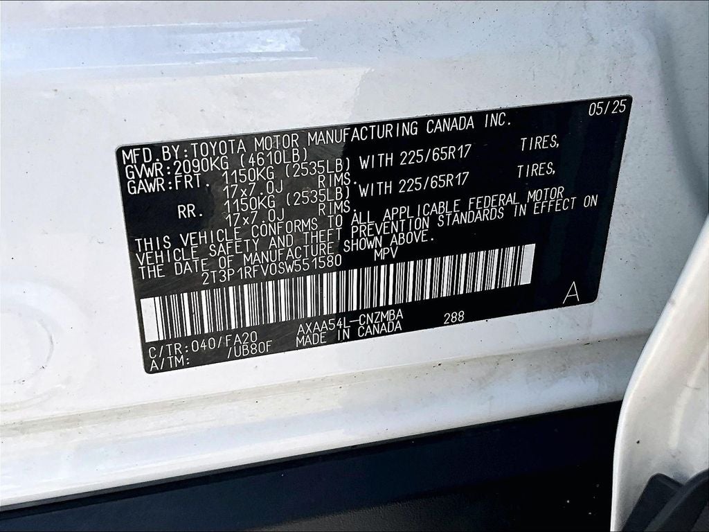 2025 Toyota RAV4 XLE