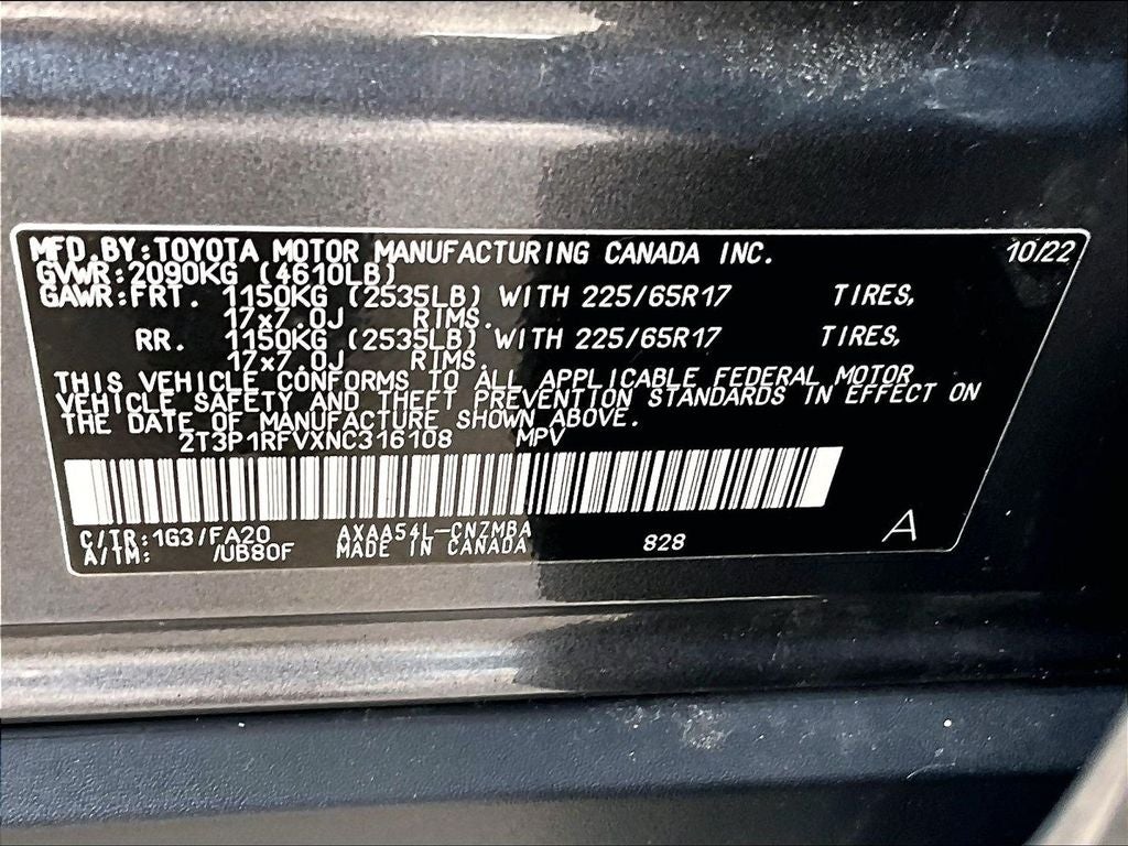 2022 Toyota RAV4 XLE