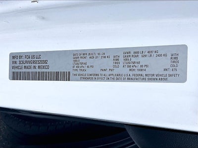 2025 RAM ProMaster 2500 Base
