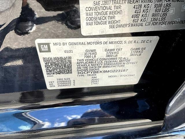 2021 Chevrolet Silverado 1500 Crew Cab Short Box 4-Wheel Drive Custom