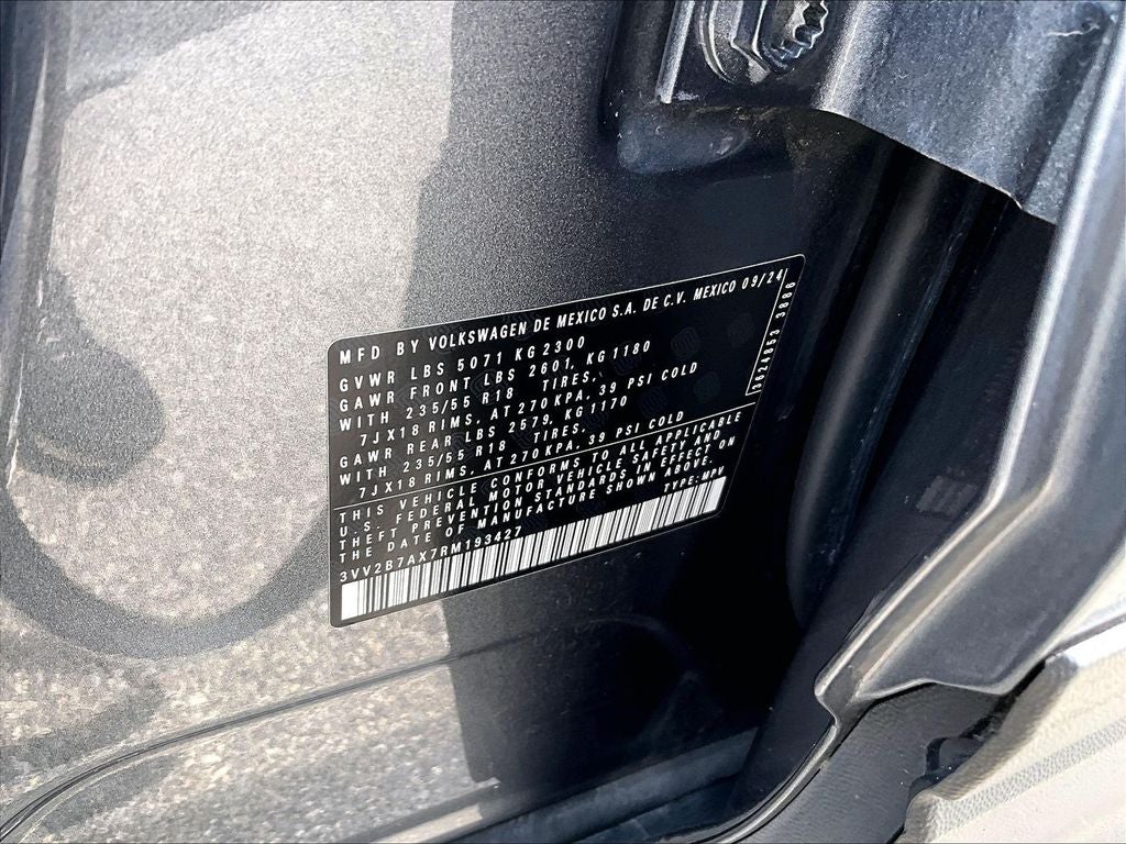 2024 Volkswagen Tiguan 2.0T SE