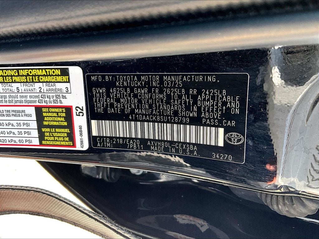 2025 Toyota Camry SE