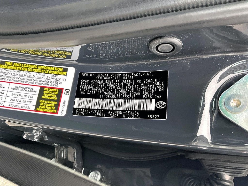 2026 Toyota Camry LE