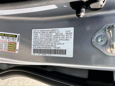2026 Honda Odyssey EX-L