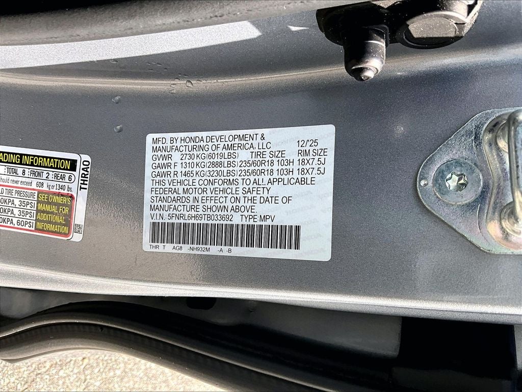 2026 Honda Odyssey EX-L