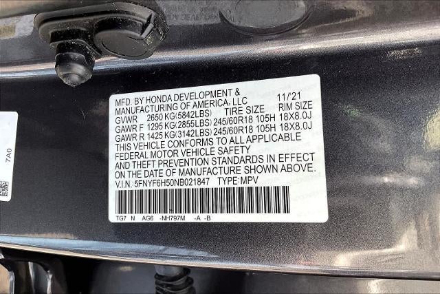 2022 Honda Pilot EX-L AWD