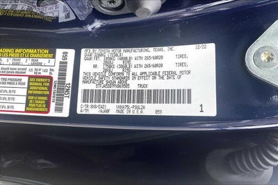 2023 Toyota Tundra 4WD 4WD Limited CrewMax 5.5' Bed (Natl)