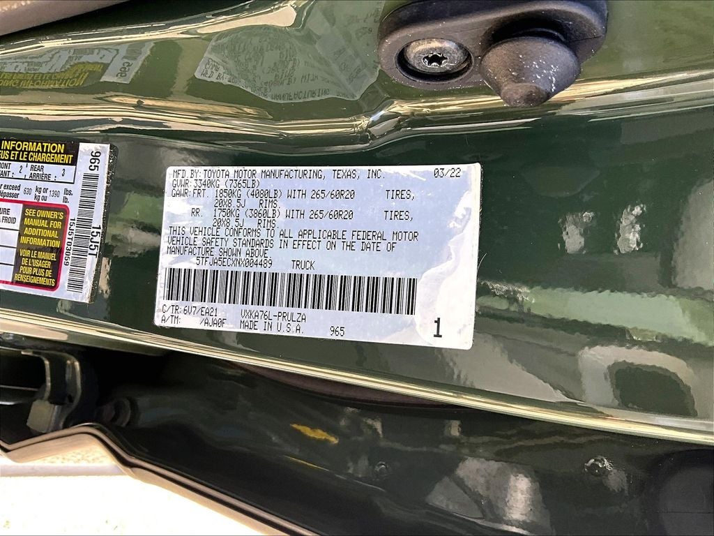 2022 Toyota Tundra Limited