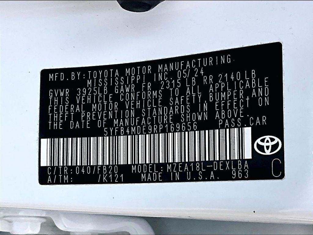 2024 Toyota Corolla LE