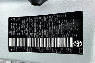 2023 Toyota Corolla SE