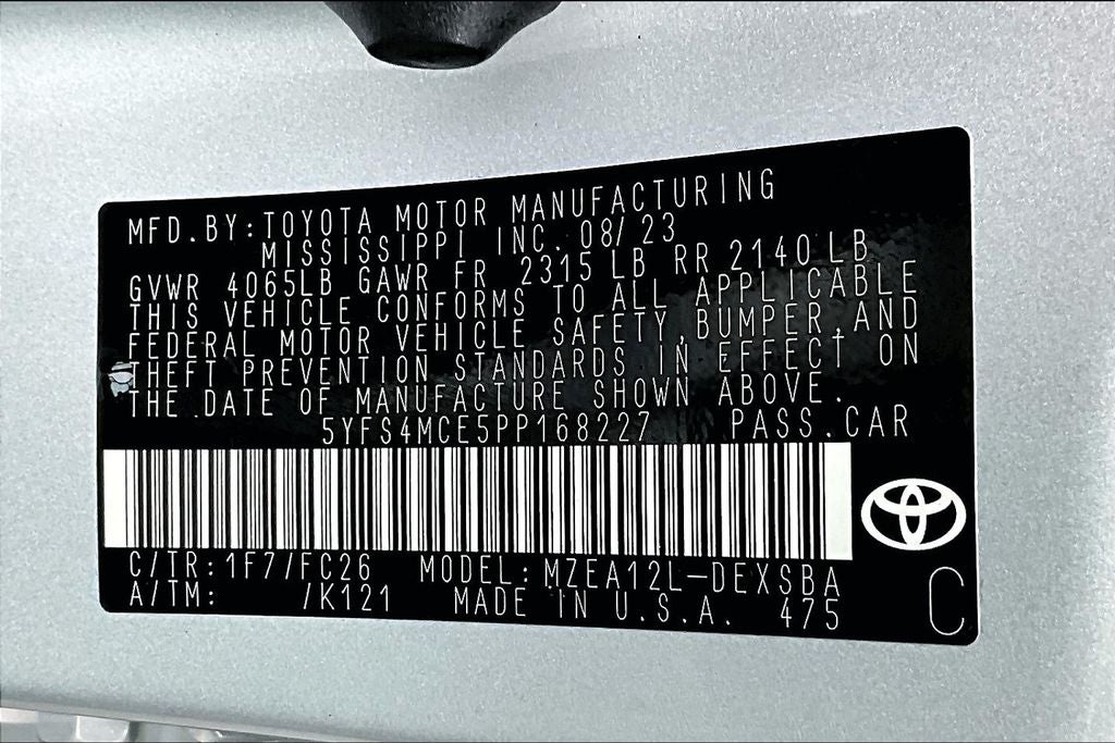 2023 Toyota Corolla SE