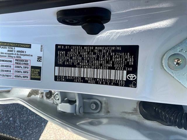 2023 Toyota Corolla SE CVT (Natl)