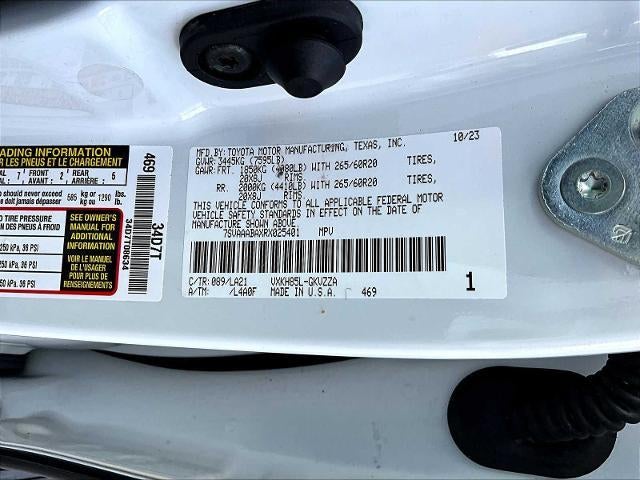 2024 Toyota Sequoia Platinum 4WD (Natl)