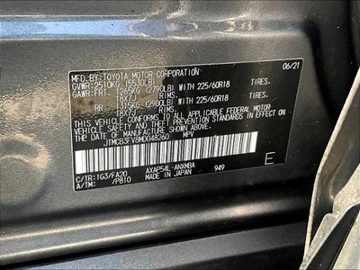 2021 Toyota RAV4 Prime SE (Natl)