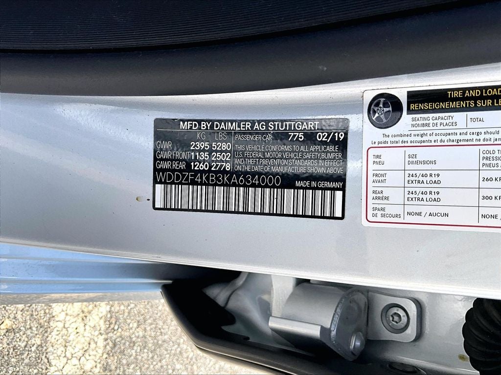2019 Mercedes-Benz E-Class E 300 4MATIC®