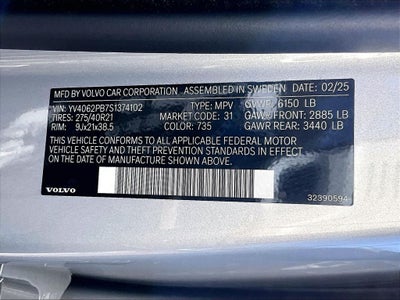 2025 Volvo XC90 B6 Plus 7-Seater 2025.5