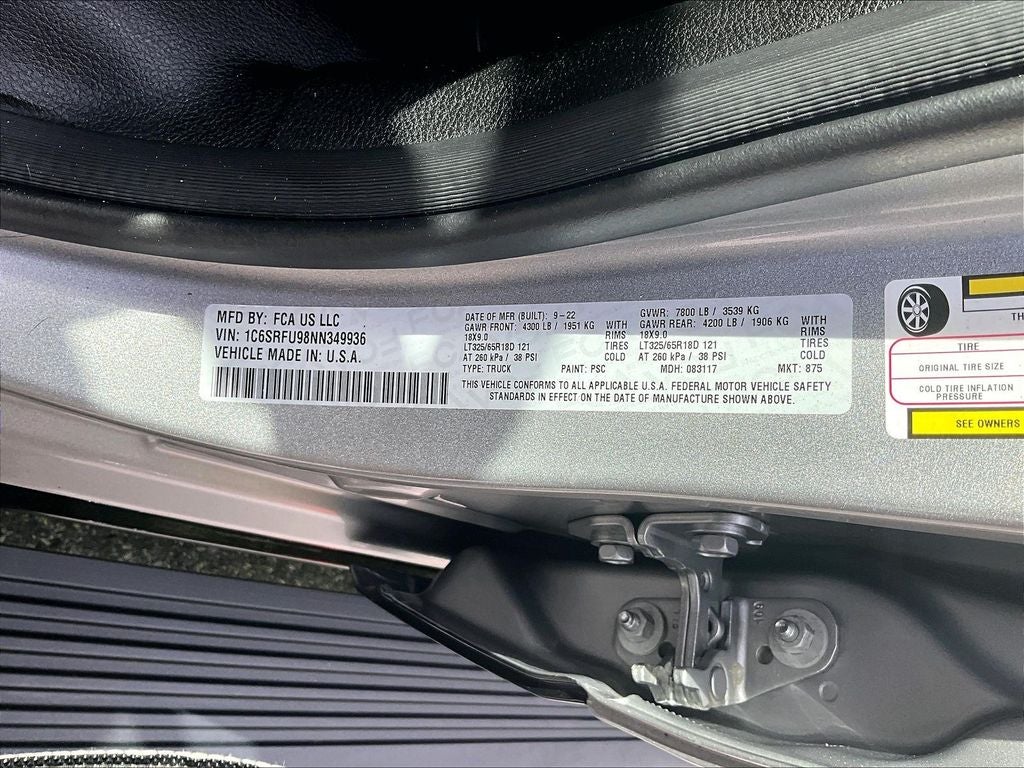 2022 RAM 1500 TRX