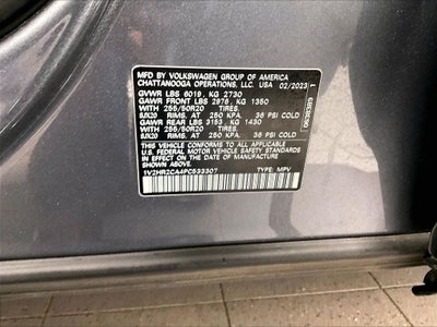 2023 Volkswagen Atlas 3.6L V6 SE w/Technology