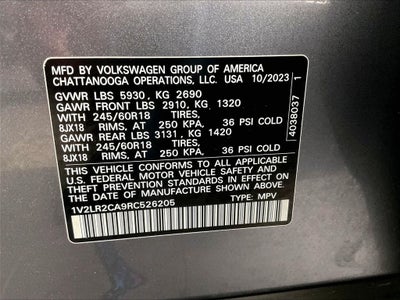 2024 Volkswagen Atlas 2.0T SE