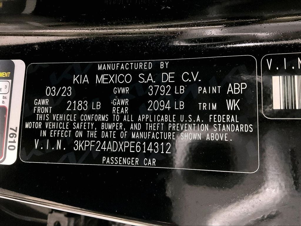2023 Kia Forte LXS