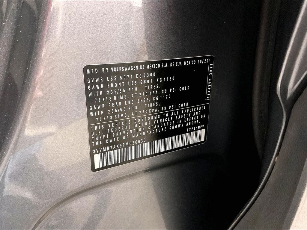 2023 Volkswagen Tiguan 2.0T SE