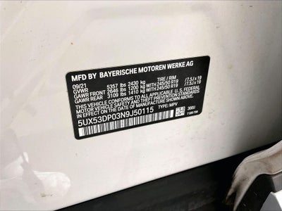 2022 BMW X3 xDrive30i