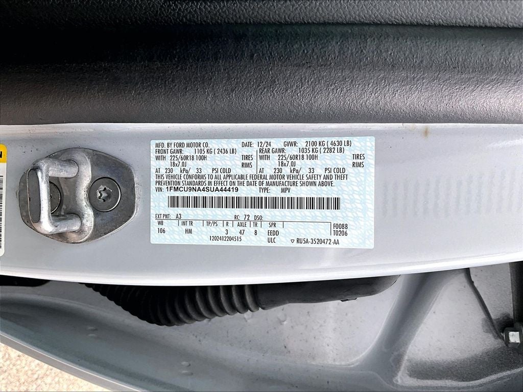 2025 Ford Escape ST-Line Select