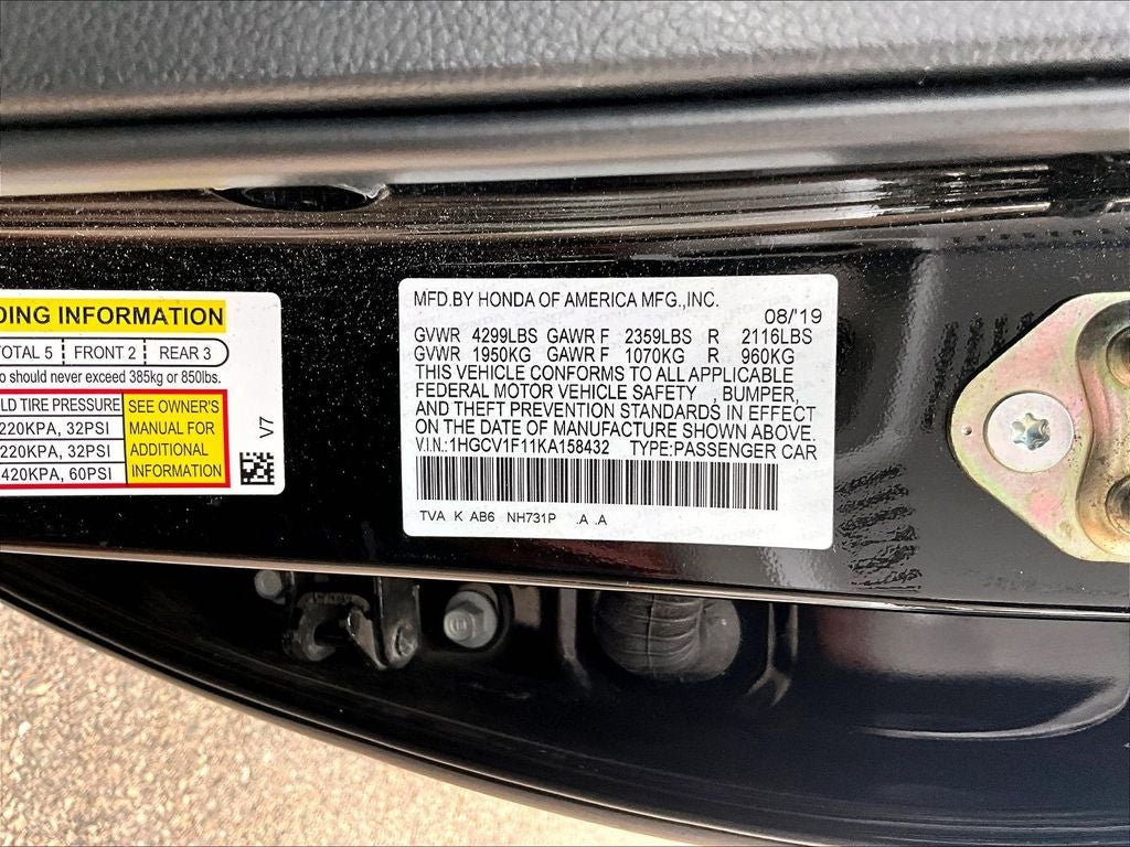 2019 Honda Accord LX