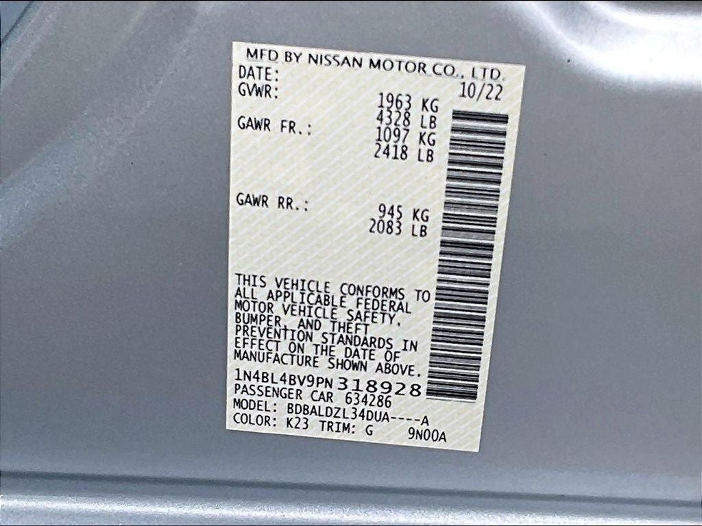 2023 Nissan Altima 2.5 S