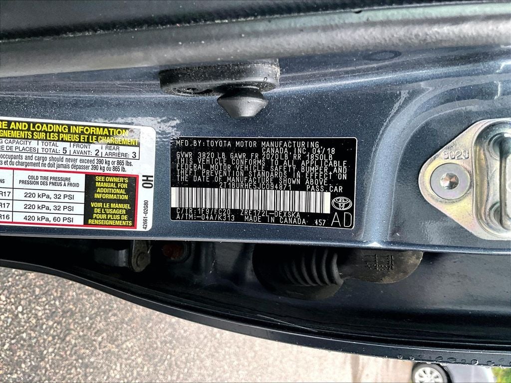 2018 Toyota Corolla SE