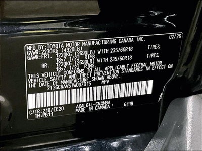 2026 Toyota RAV4 XLE Premium