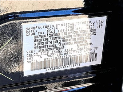 2024 Nissan Sentra SV