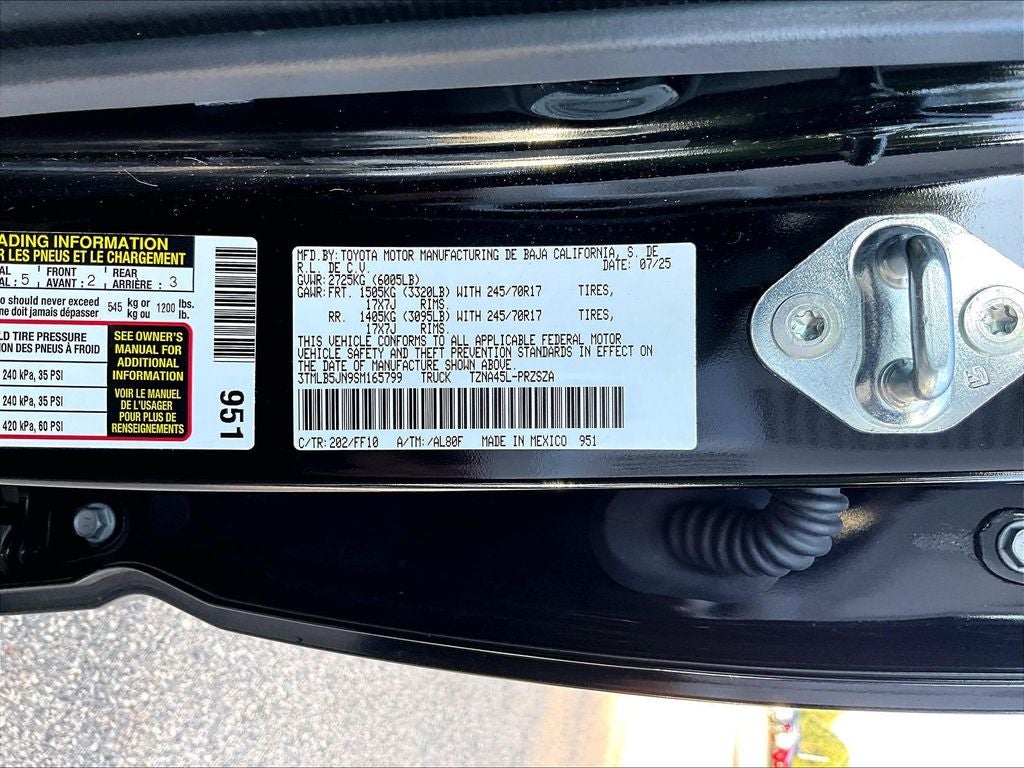 2025 Toyota Tacoma SR5