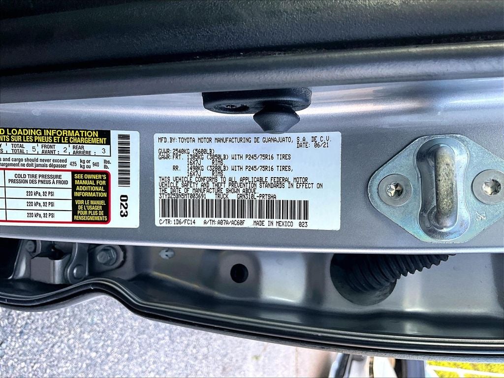 2021 Toyota Tacoma SR5 V6