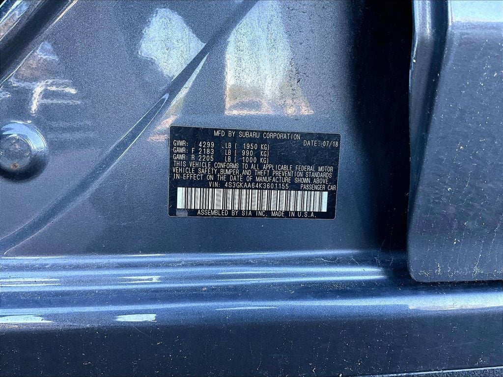 2019 Subaru Impreza 2.0i