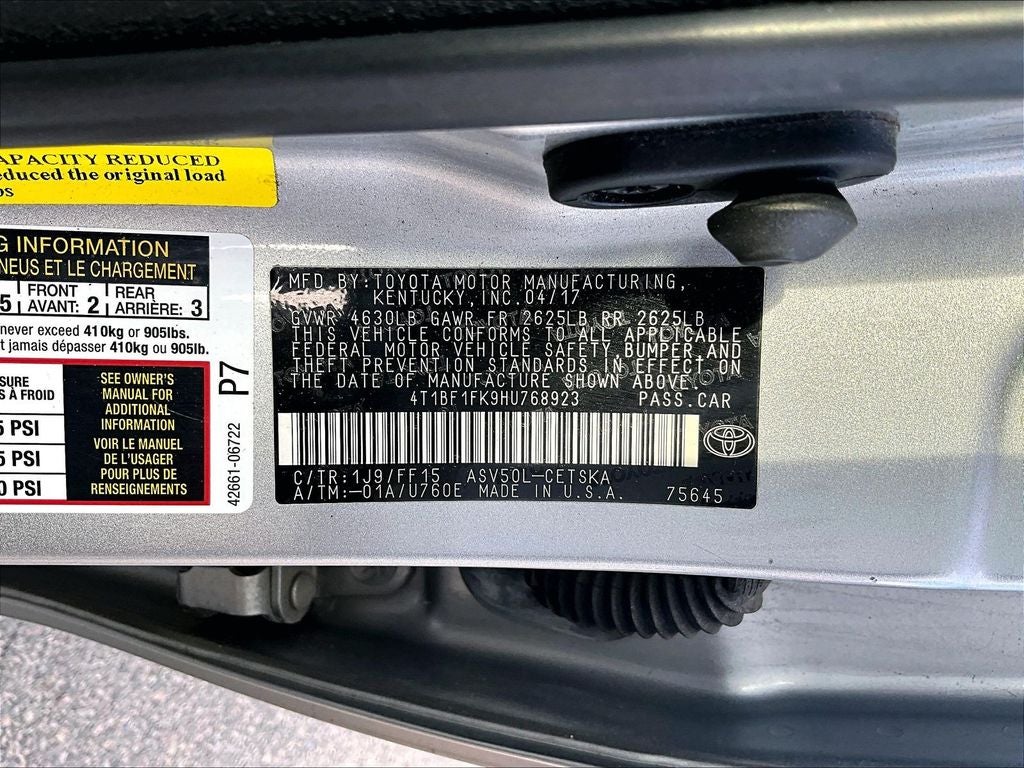2017 Toyota Camry SE