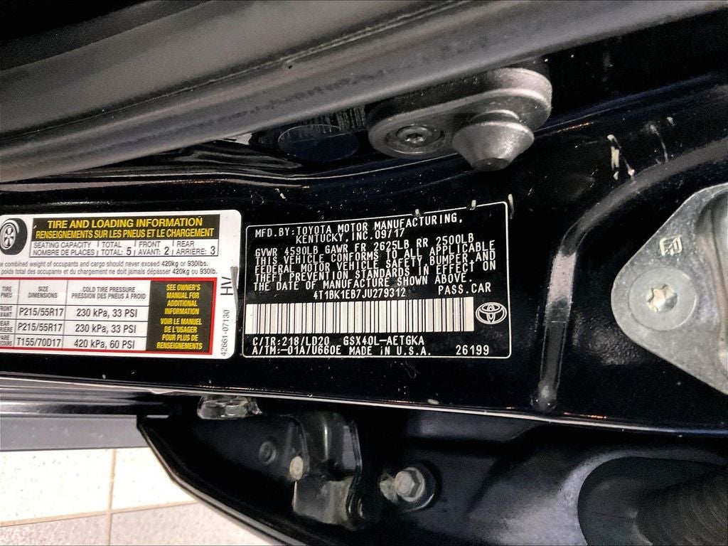 2018 Toyota Avalon XLE