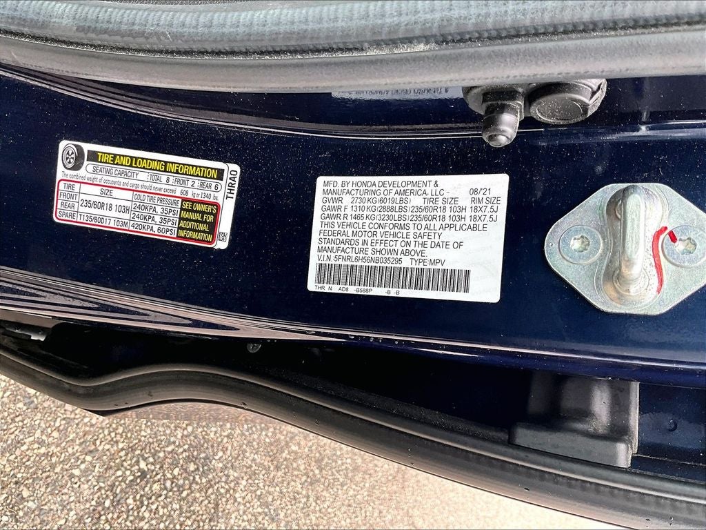 2022 Honda Odyssey EX