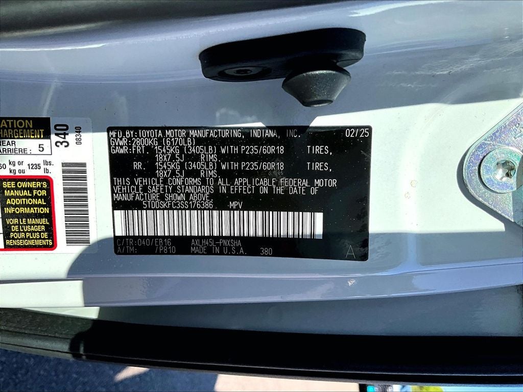 2025 Toyota Sienna XSE 7 Passenger