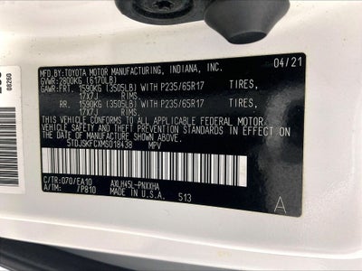 2021 Toyota Sienna XLE 7 Passenger