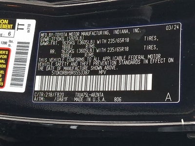 2024 Toyota Highlander LE