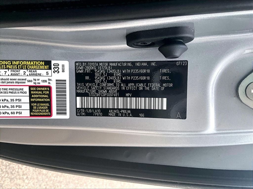 2023 Toyota Sienna Limited 7 Passenger