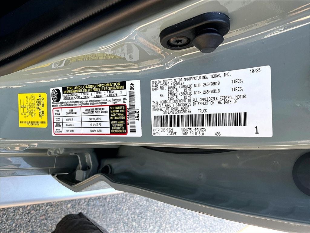 2026 Toyota Tundra SR5